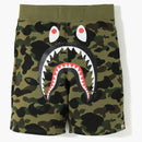 BAPE 1 ° camo Shorts Sweat Green
