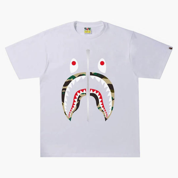 Bape 1st Camo Shark Tea (SS22) White/Yellow