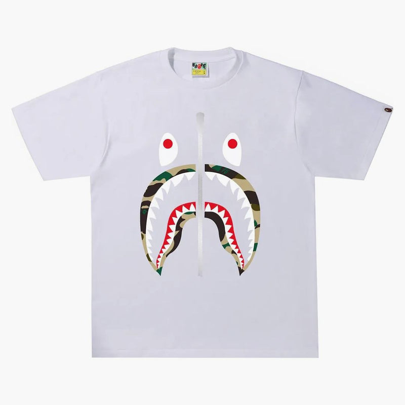 Bape 1st Camo Shark Tea (SS22) White/Yellow