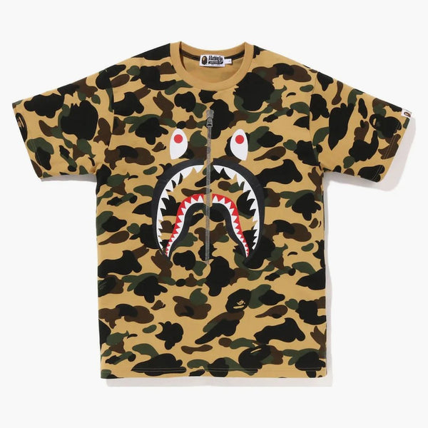 Bape 1st Camo Shark Tea (SS23) Yellow