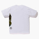 Bape 1st Camo Side Big Ape Head Tee White/green