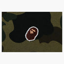 Bape 1st Camo Small Ape Head Crewneck Green