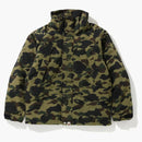 Bape 1st Camo Snowboard Down Jacket Green