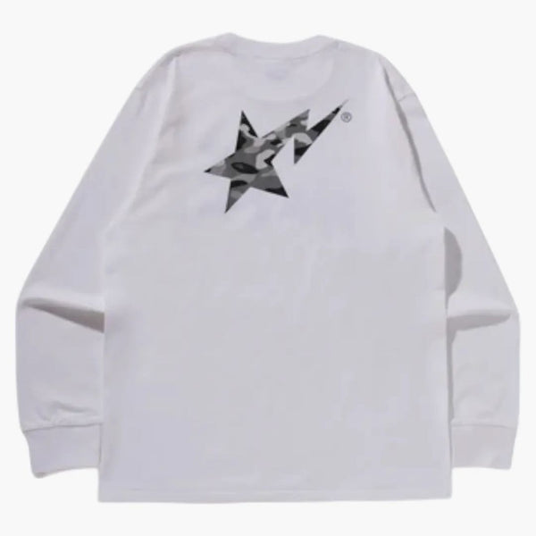 Bape 1. camo sta l/s čaj bílý/šedý