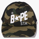 Bape 1st Camo Sta Mesh Cap Green