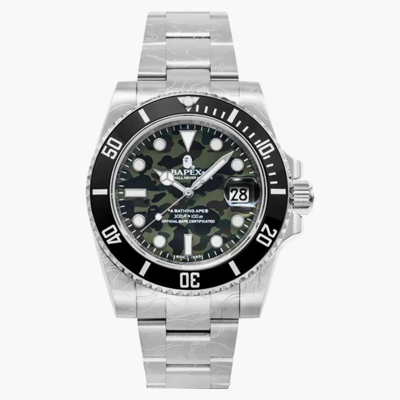 Bape 1st Camo Type 1 Bapex Watch Green