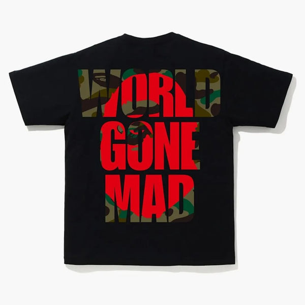BAPE 1st Camo WGM APE Head Overlap Tea Negro/Verde