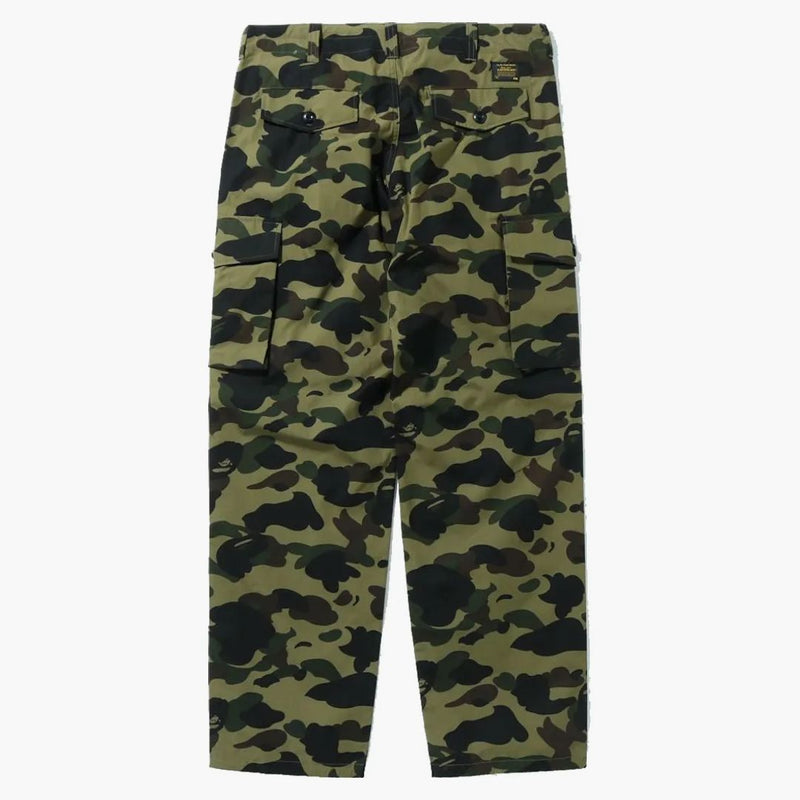 BAPE 1st Camo Wide Fit 6 Pocket Pants Green