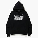 BAPE 27. výročí fólie Wide Sveater mikina černá