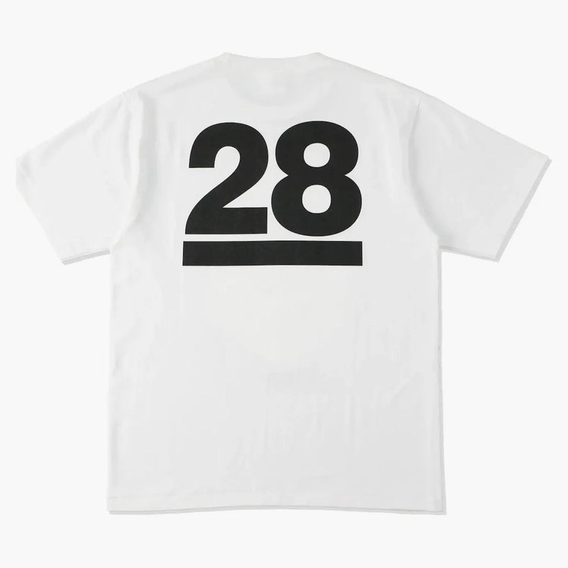 Bape 28th Anniversary Ape Head Tee White