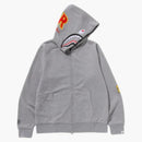 Bape 2nd Shark Full Zip Hoodie (SS25) Gray