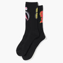 Bape 2nd Shark Socks Black