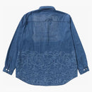Bape 30th anniversary denim shirt light indigo