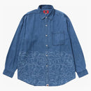 Bape 30th anniversary denim shirt light indigo