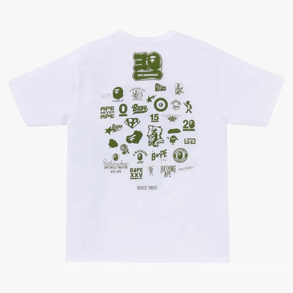 Bape 30th Anniversary II TEE White/Green