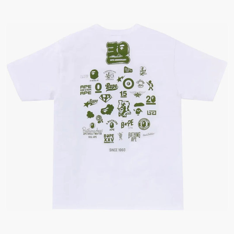 Bape 30th Anniversary II TEE White/Green