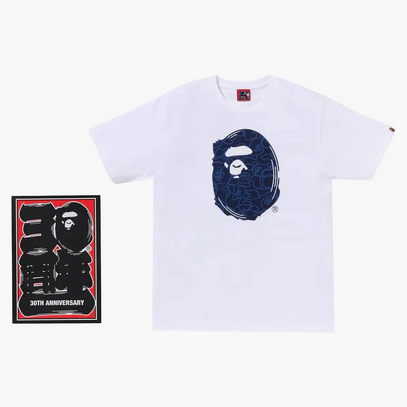 Bape 30th anniversary i tea white/navy