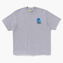 Bape 3D Art Ape Head Relaxed Fit Tee Gray