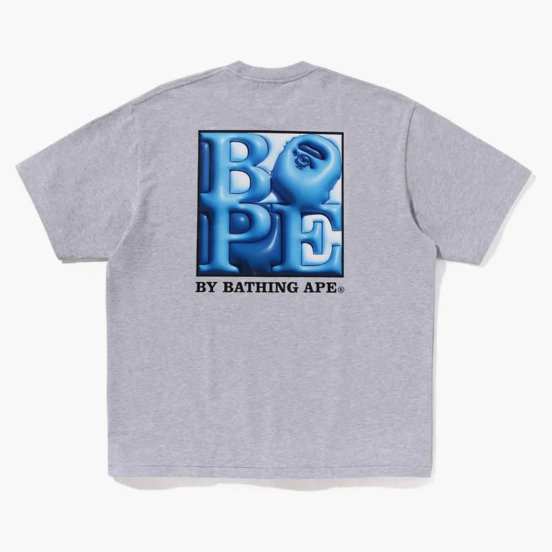 BAPE 3D Art Ape Head Relaxed fit tee Grey