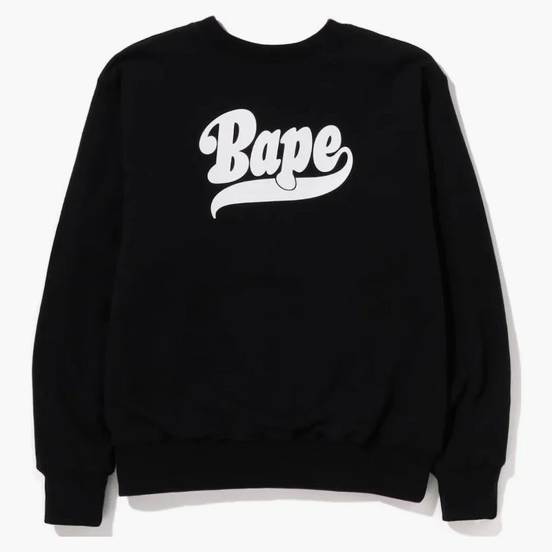 Bape 4way Relaxed Fit Crewneck Black Purple