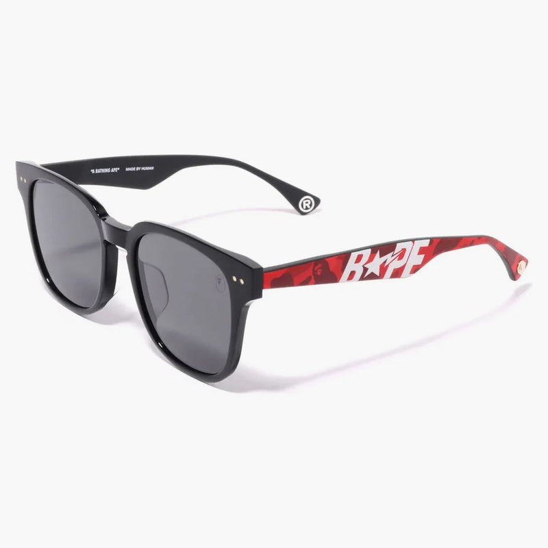 Bape 5 occhiali da sole rossi