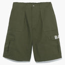 Bape 6 Pocket Wide Fit Shorts Olive Drab