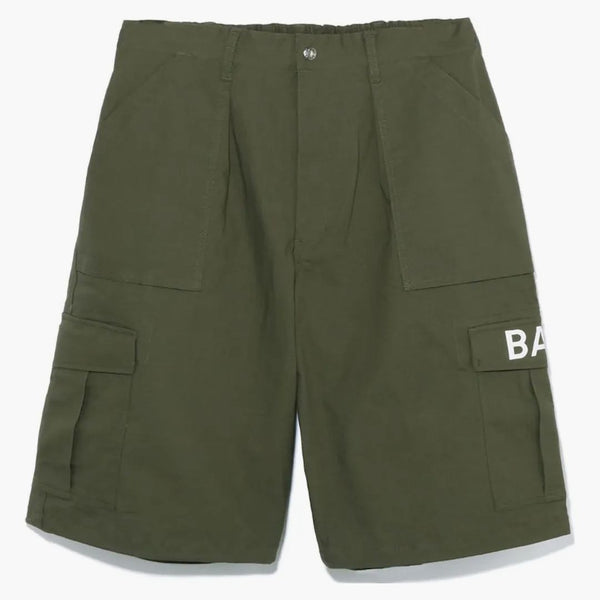 Bape 6 Pocket Wide Fit Shorts Olive DRAB