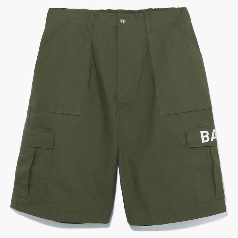 Bape 6 Pocket Wide Fit Shorts Olive DRAB