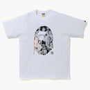 Bape a koupání opice x Marilyn Monroe Big Ape Head Tee White
