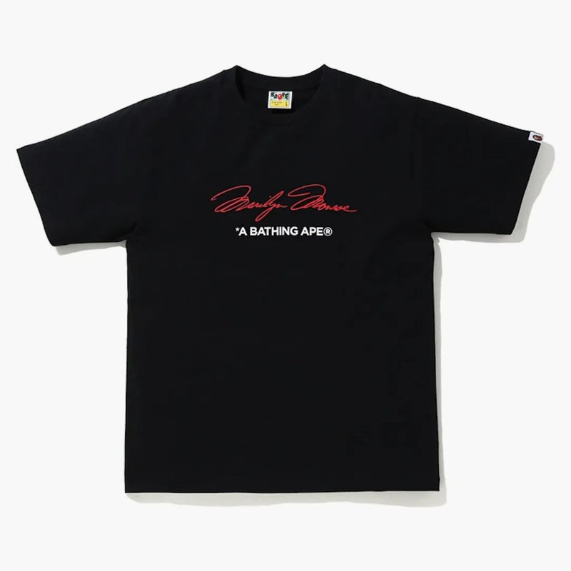 Bape a Bathing Ape X Marilyn Monroe Signature Tea Black