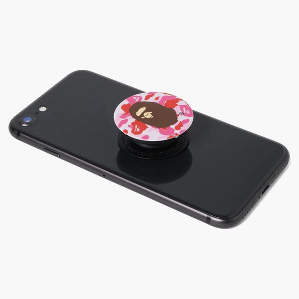 Bape ABC Ape Head Popsockets Pink