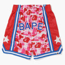 Bape ABC Basketball Shorts Pink