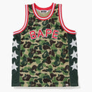 Bape ABC Basketball Tank Top Green
