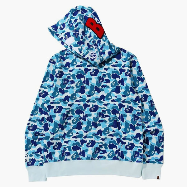 Bape Abc Camo 2nd Ape Wide Fit Pullover Hoodie Blue