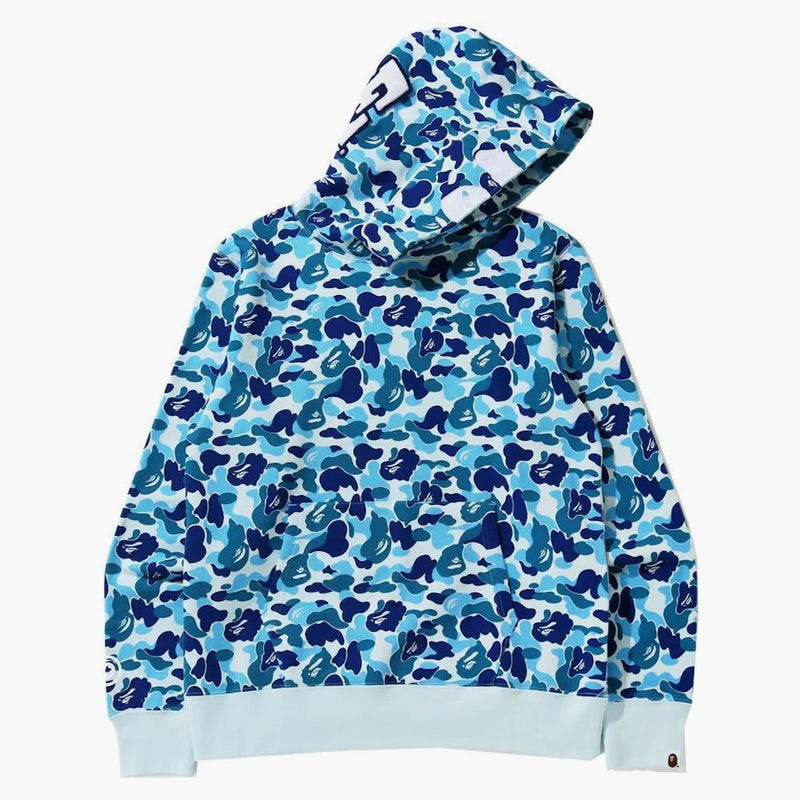 BAPE ABC CAMO 2. lidoop široký fit svetrover mikina modrá