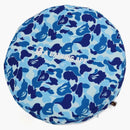 Bape Abc Camo a Bathing Ape Circle Fluffy Beads Cushion Blue