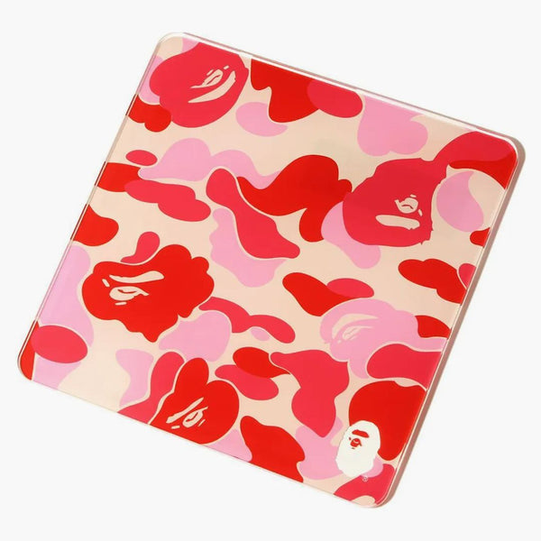 BAPE ABC CAMO PLACA ACRYLIC PINK
