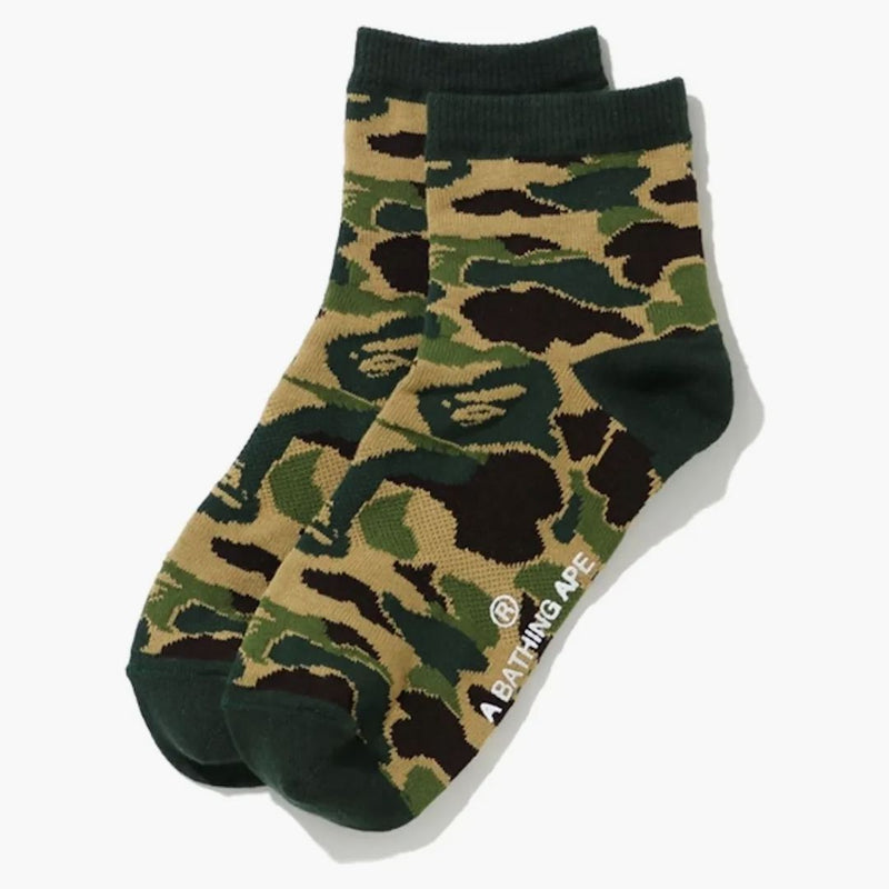 BAPE ABC Camo Ankle Socks (SS20) zelená