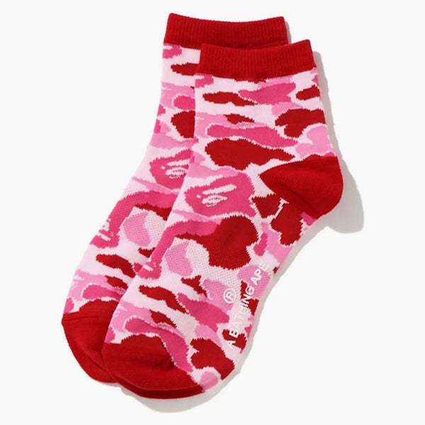 BAPE ABC Camo Ankel Socks (SS20) Pink