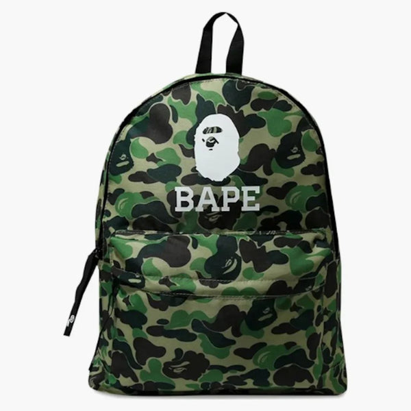 Bape Abc Camo Ape Head Daypack Backpack Green