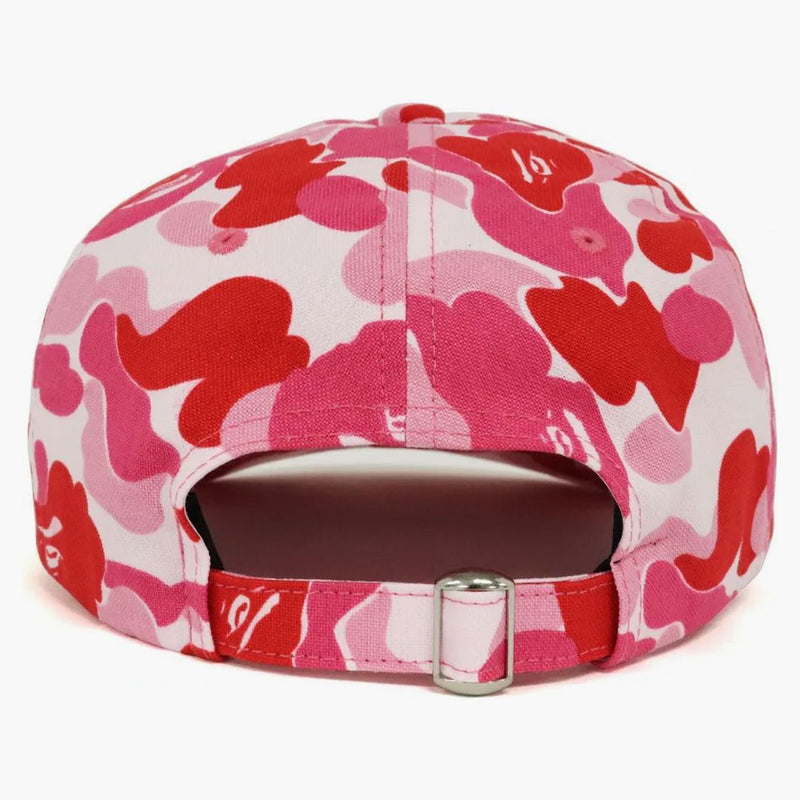 Bape Abc Camo Ape Head Panel Cap Pink