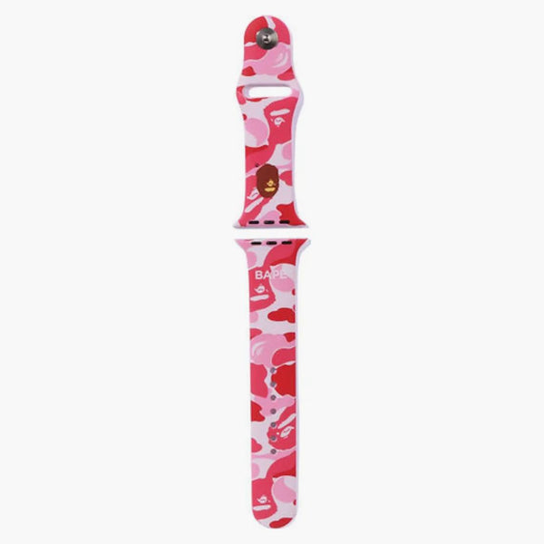 BAPE ABC Camo Apple Watch Band Pink