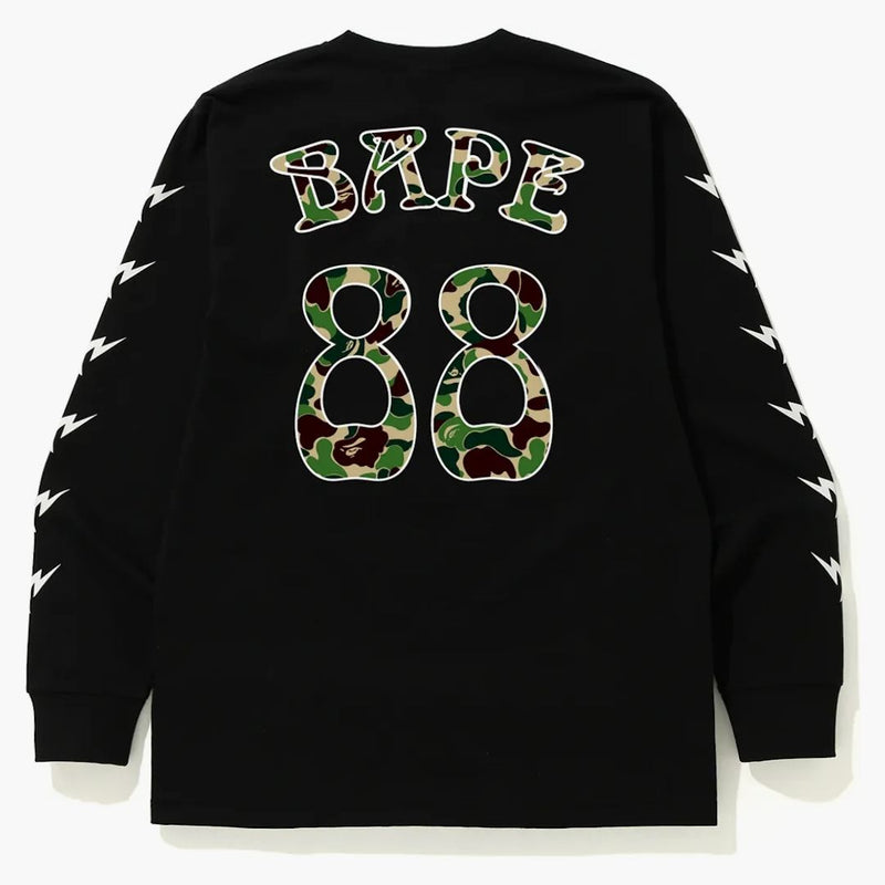 BAPE ABC CAMO BAPE 88 L/S TEA Černá/zelená