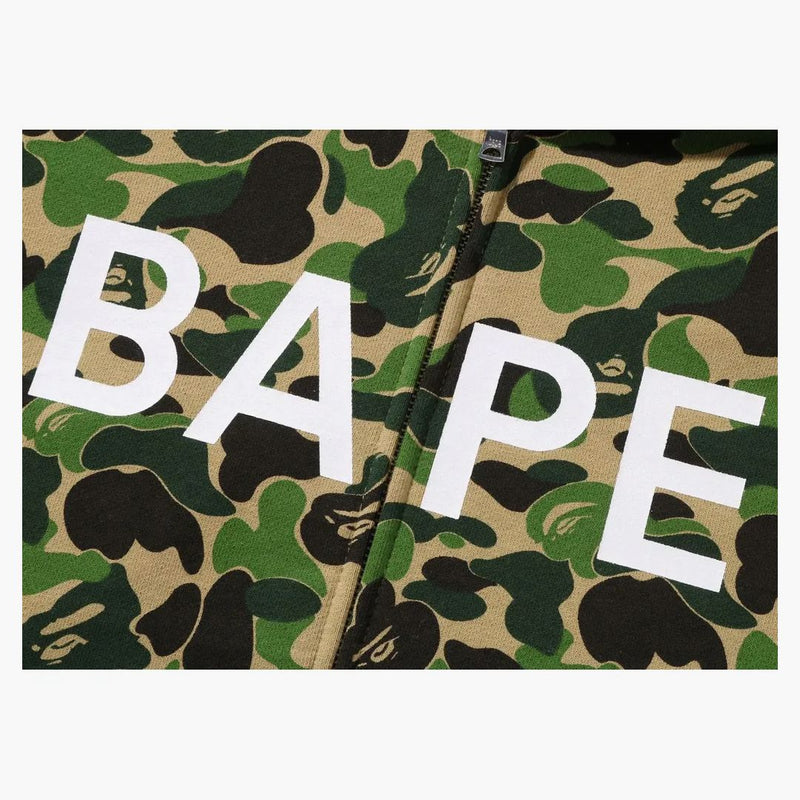 BAPE ABC CAMO BAPE Full Zip Soodie Green