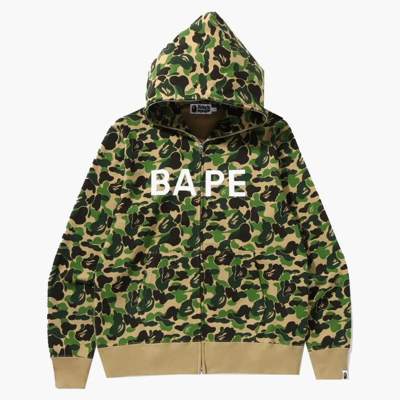 BAPE ABC CAMO BAPE Full Zip Soodie Green