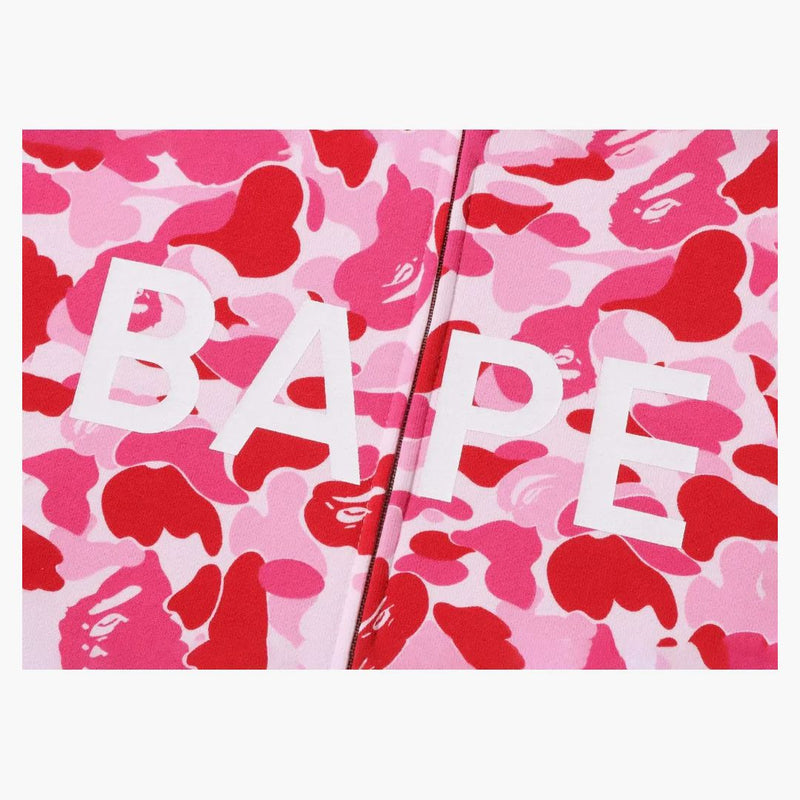 BAPE ABC CAMO BAPE Full Zip Soodie Pink