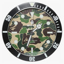 Bape Abc Camo Bapex Wall Clock Black