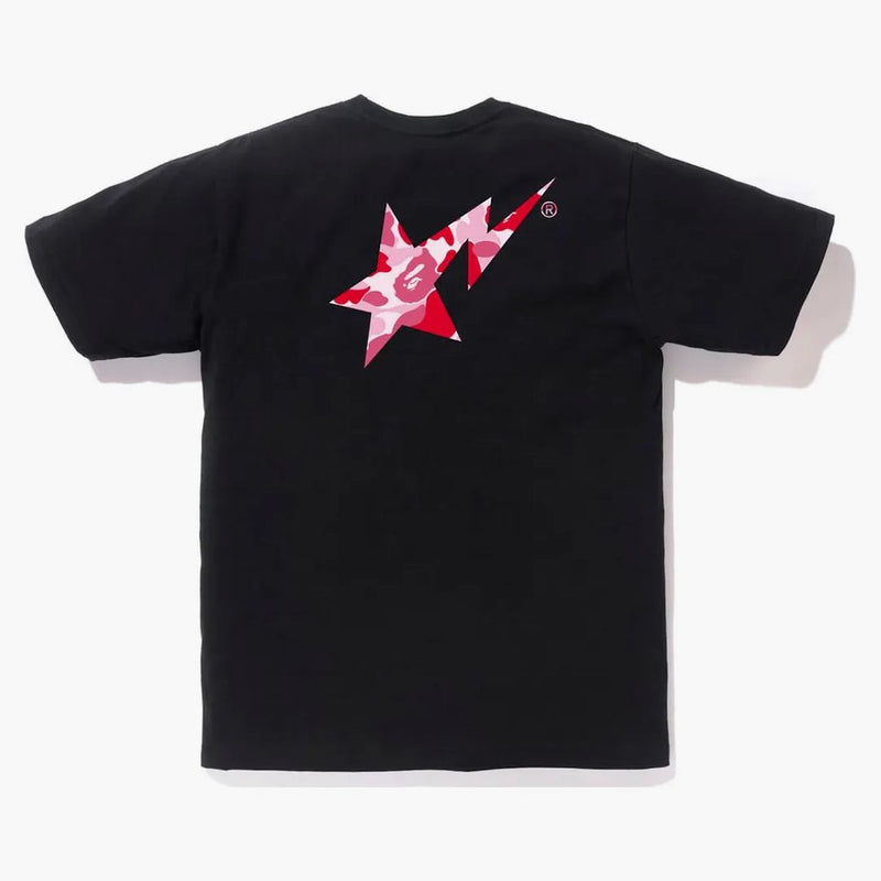 BAPE ABC CAMO BAPE STA LOGO TE TEA RINE NEGRO