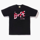 Bape Abc Camo Bape Sta Logo Tea Black Pink