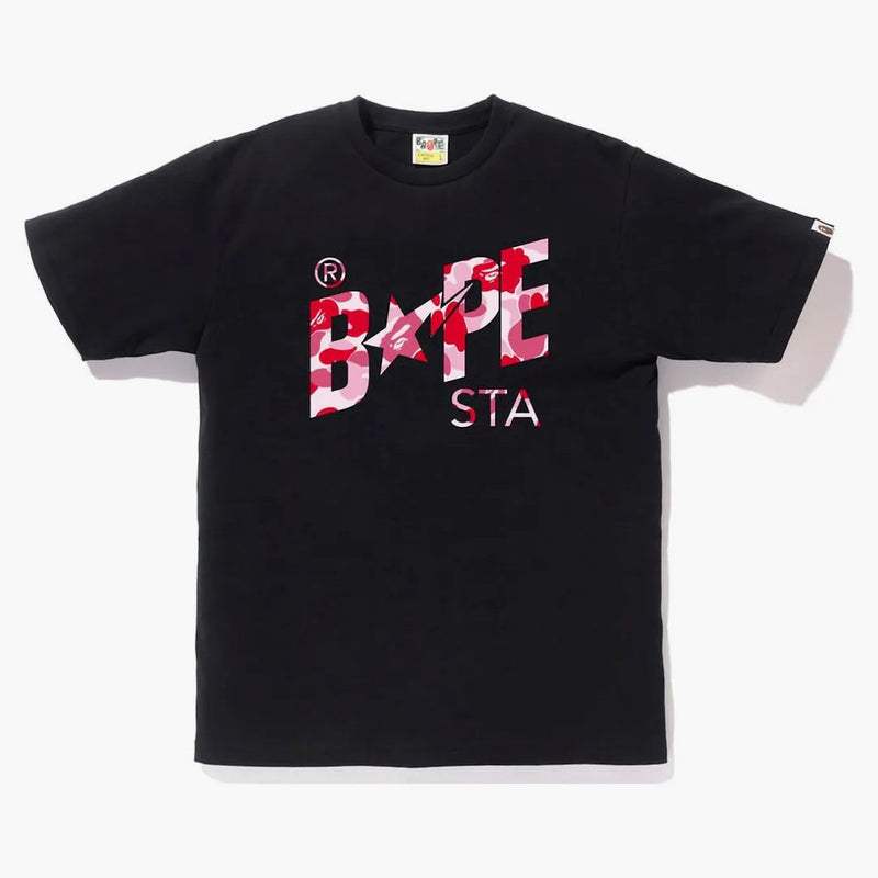 BAPE ABC CAMO BAPE STA LOGO TE TEA RINE NEGRO